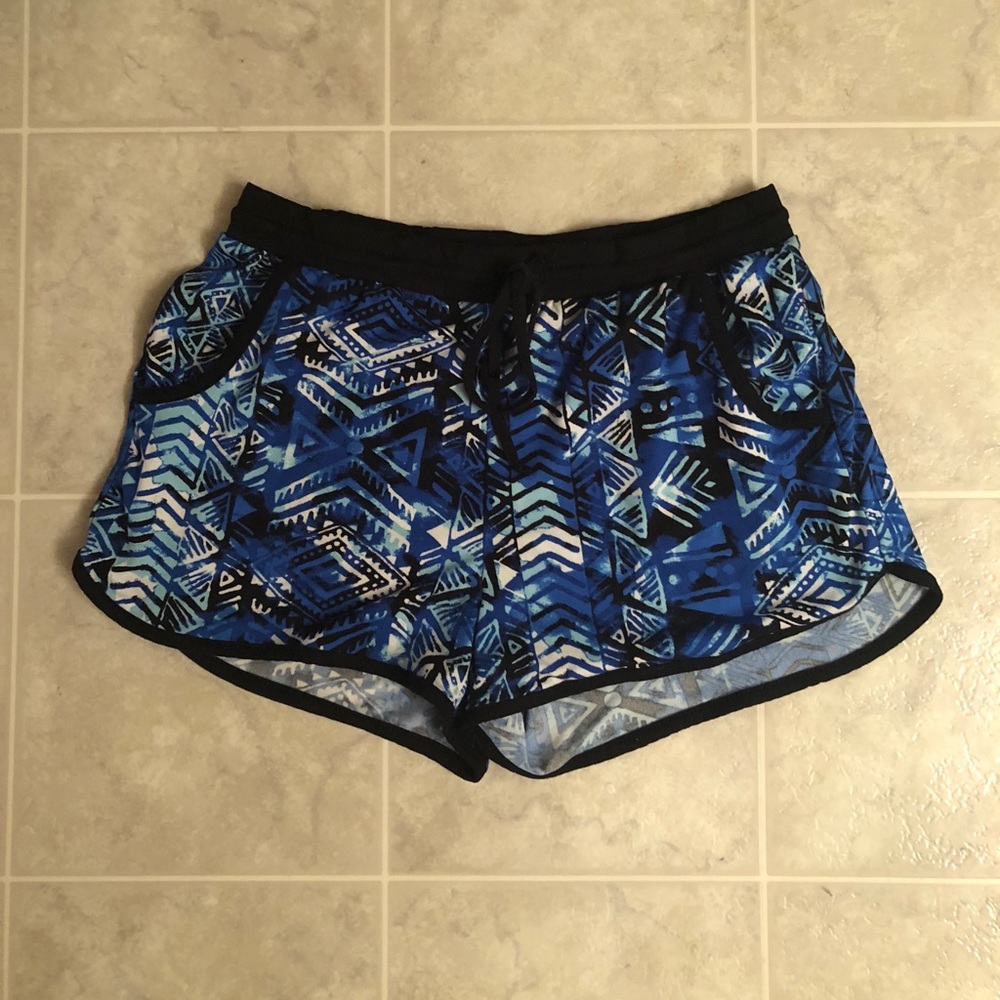 2/12$ No Boundaries blue tribal print